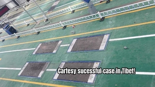 Trường hợp thành phố Leiwuqi Tây Tạng !Cartesy lắp đặt thành công dây chuyền kiểm tra phương tiện toàn diện ở cấp cao