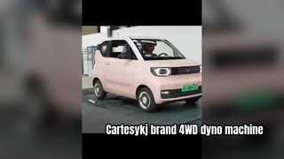 Cartesykj thương hiệu 4WD khung gầm xe lực kế ngựa điện máy xe dyno chiều dài cơ sở có thể điều chỉnh