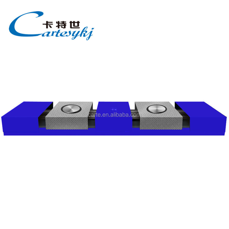 CTZJ-10 Xe tải Xe lái góc kiểm tra tải 10T với thiết bị điều khiển LCD với màn hình cảm ứng