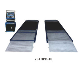 2CTHPB-3B Chiếc máy kiểm tra phanh tấm phẳng sang trọng Thiết bị kiểm tra xe hơi Đường thử xe hơi lực cho xe hơi