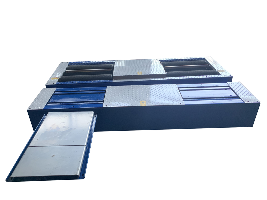 CTGT-3-4 Đường thử xe 4-in-1 Kiểm tra phanh cuộn với tải trọng trục Kiểm tra trượt bên đĩa đơn Kiểm thử treo