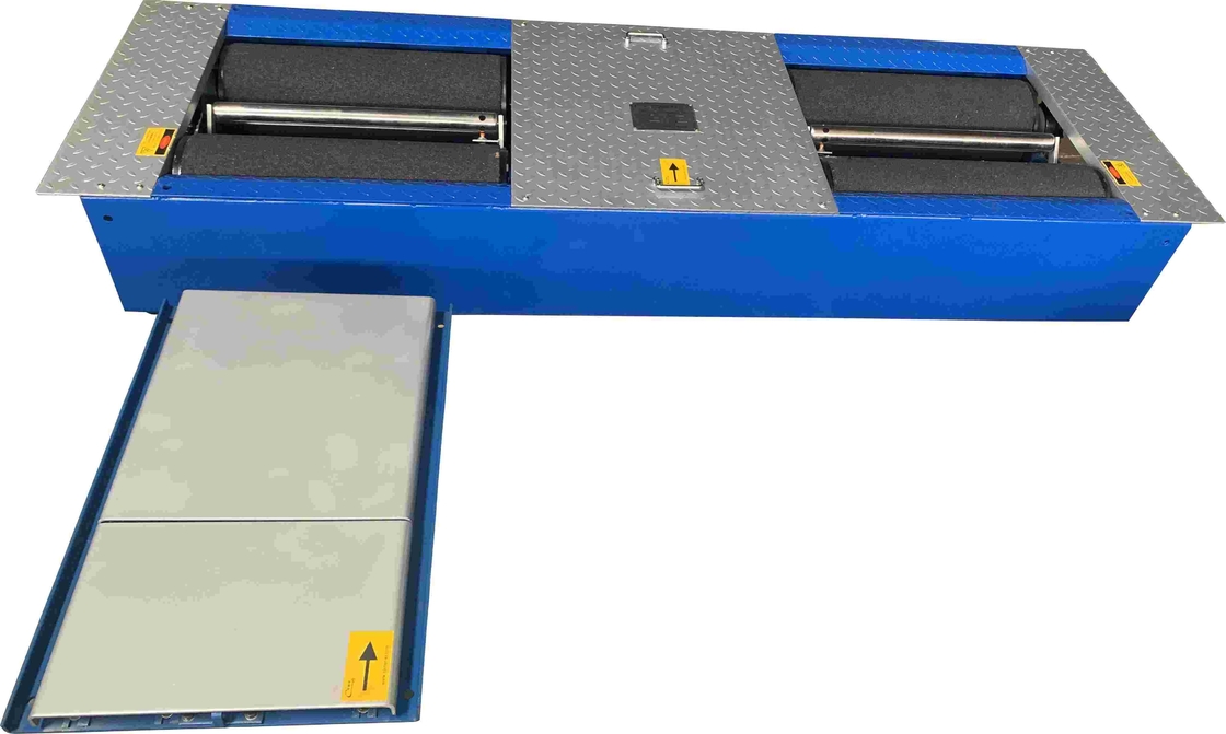 CTGT-3-3C Đường thử xe ba bên cuộn Đường thử phanh cuộn Vlt với axle load single plate