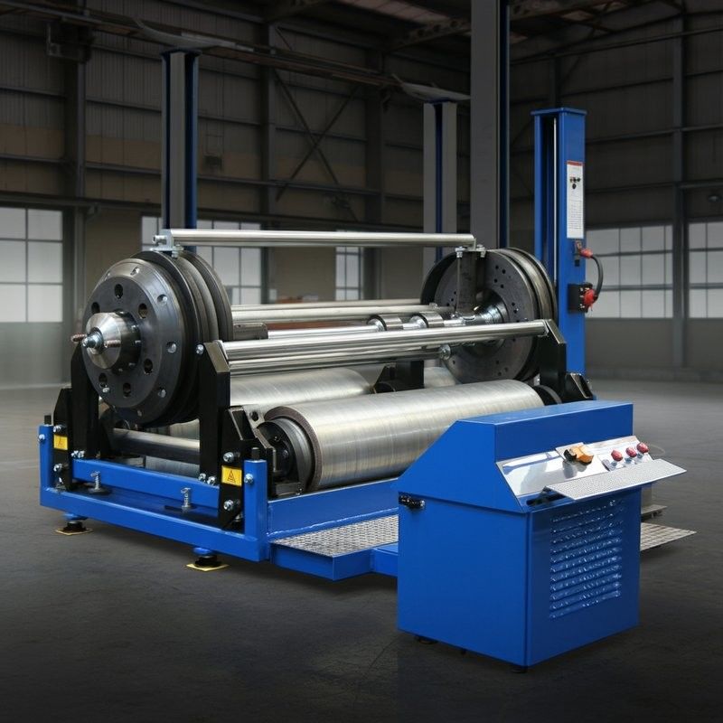 Máy kiểm tra phanh cuộn xe tải di động di động cho xe 4WD 10T Capacity Vehicle Test Line Thiết bị kiểm tra xe