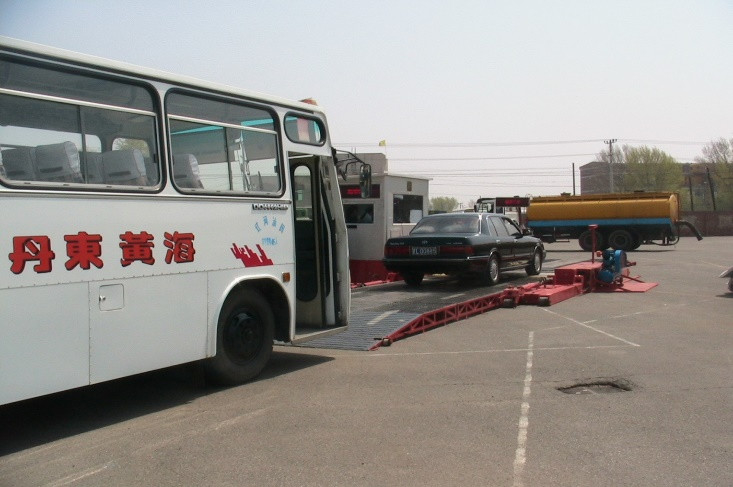 Cartesykj Đường kiểm tra an toàn xe di động Cơ sở kiểm tra xe di động cho cả xe hơi và xe tải