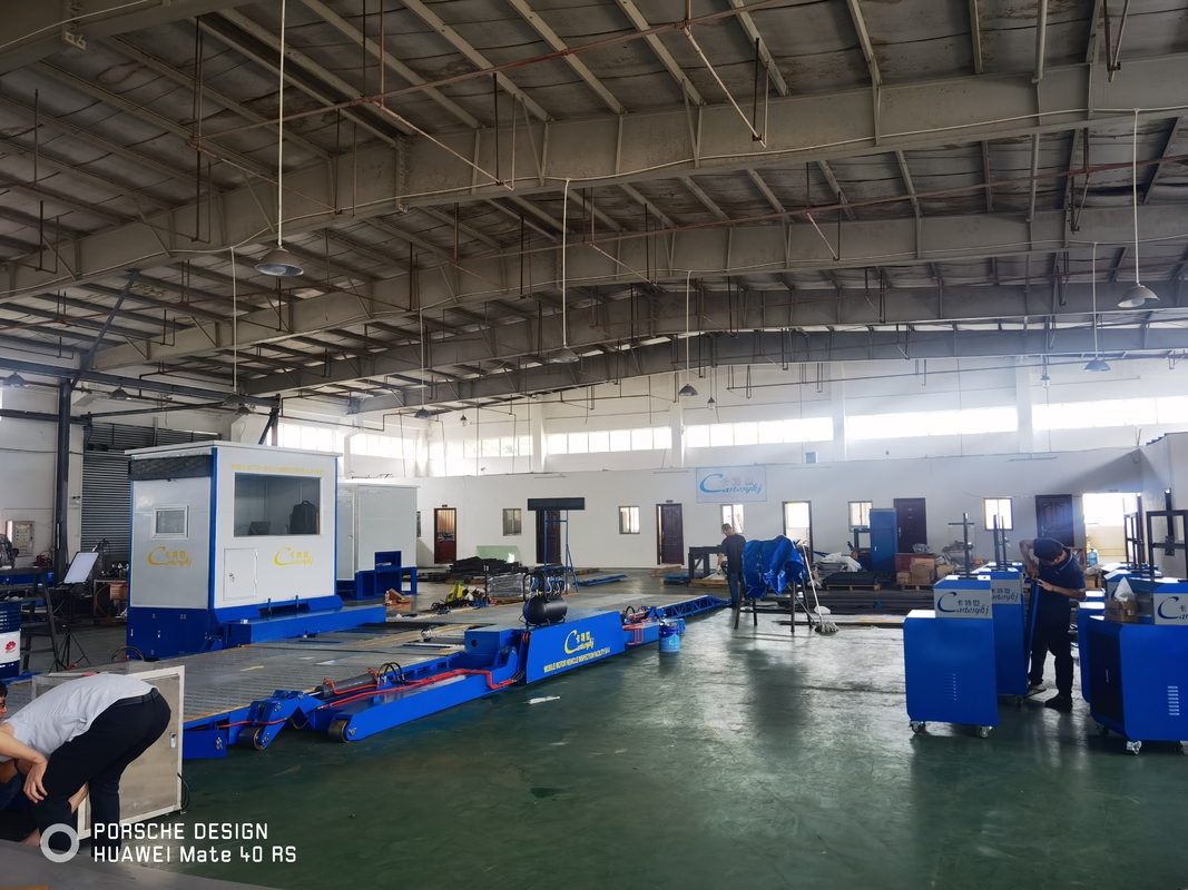 Cartesykj Đường kiểm tra an toàn xe di động Cơ sở kiểm tra xe di động cho cả xe hơi và xe tải