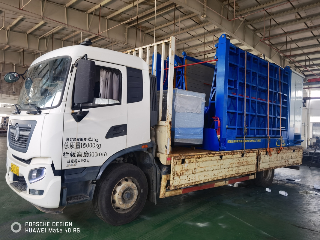 Cartesykj Đường kiểm tra an toàn xe di động Cơ sở kiểm tra xe di động cho cả xe hơi và xe tải