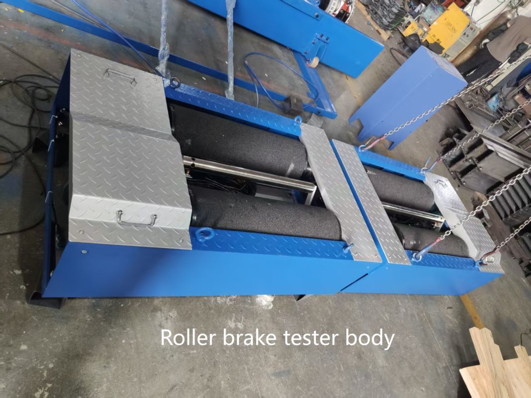 Thiết bị kiểm tra xe Cartesykj Roller Brake Tester 4T Kiểm tra lực đối diện phanh bánh xe với kiểm tra phanh tải trục