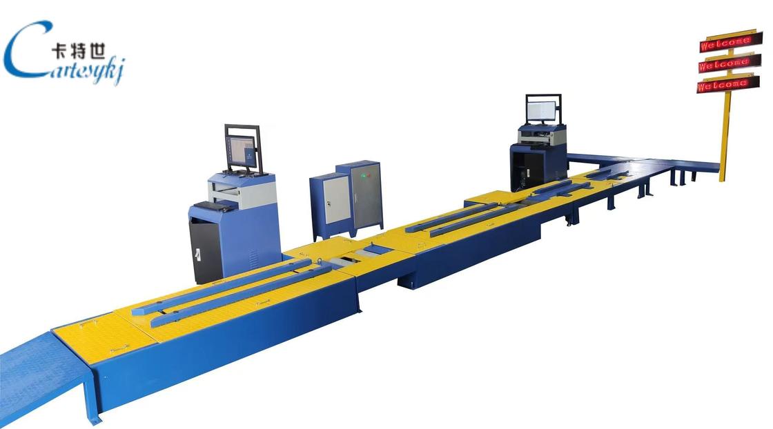 2 bánh xe máy Đường thử tập trung Bao gồm lực phanh trục tải Speedometer Clamping Wheel Alignment Headlight Tester Noise Meter