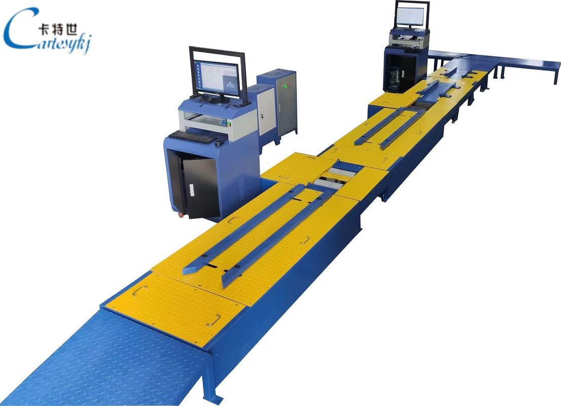 2 bánh xe máy Đường thử tập trung Bao gồm lực phanh trục tải Speedometer Clamping Wheel Alignment Headlight Tester Noise Meter