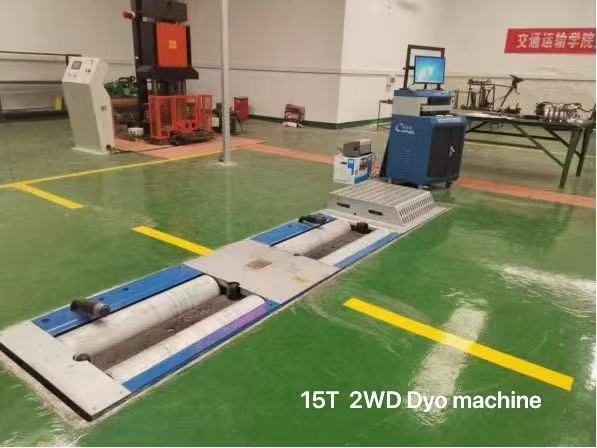 13t Load CTDCG-13 Vehicle Chassis Dynamometer Car Dynamometer Vehicle Test Line For Emissions Fuel Consumption (Đường thử xe đối với lượng khí thải và tiêu thụ nhiên liệu)