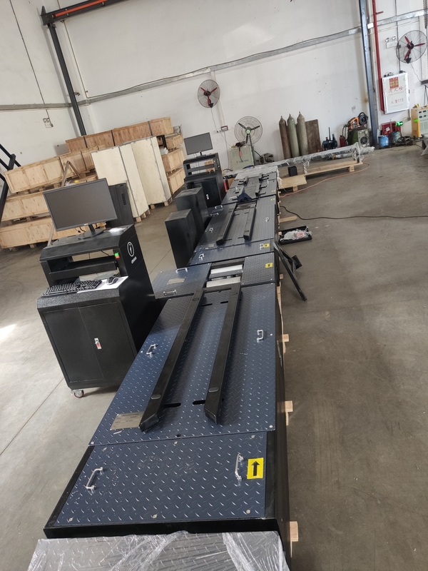 2 bánh xe máy thử nghiệm đường dây phanh lực trục tải tốc độ đo kẹp bánh xe thẳng hàng đèn pha kiểm tra