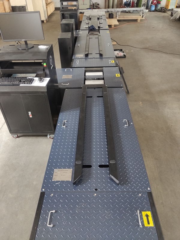 2 bánh xe máy thử nghiệm đường dây phanh lực trục tải tốc độ đo kẹp bánh xe thẳng hàng đèn pha kiểm tra