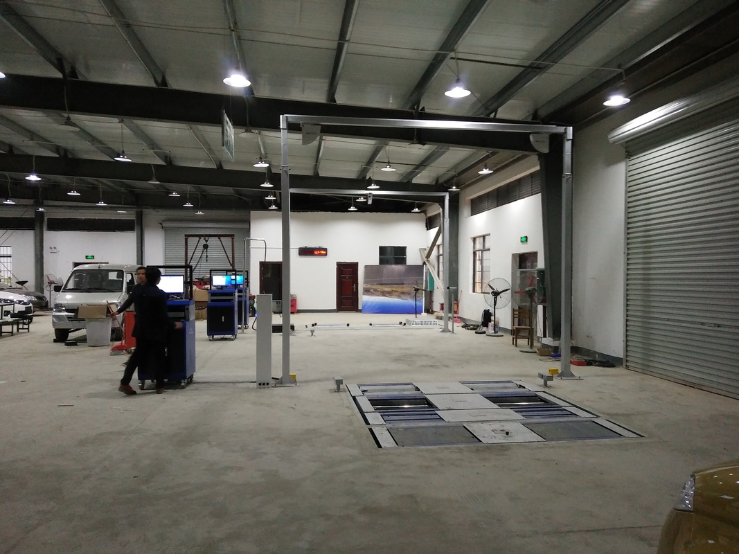 5 in1 thử phanh cuộn thử nghiệm treo thử nghiệm axle tải hai tấm bên trượt tốc độ đo đèn pha thử nghiệm