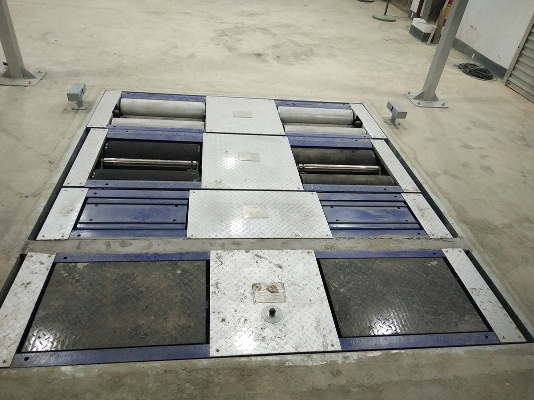 5 in1 thử phanh cuộn thử nghiệm treo thử nghiệm axle tải hai tấm bên trượt tốc độ đo đèn pha thử nghiệm