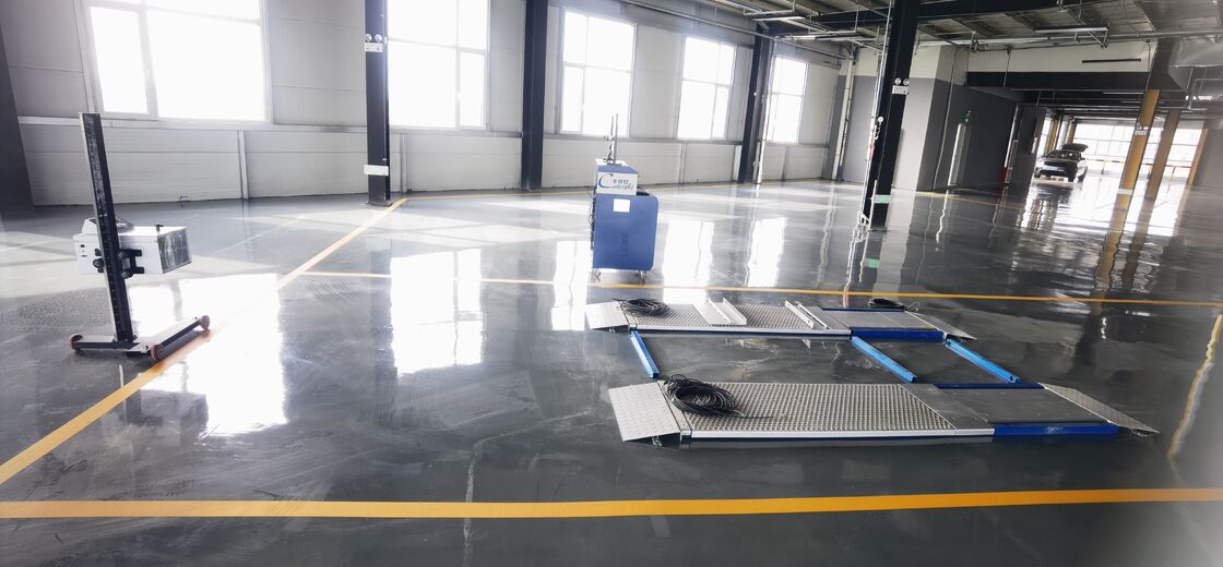 Máy kiểm tra phanh tấm phẳng siêu 4T cho xe tải với trọng lượng trục tối đa 10000kg