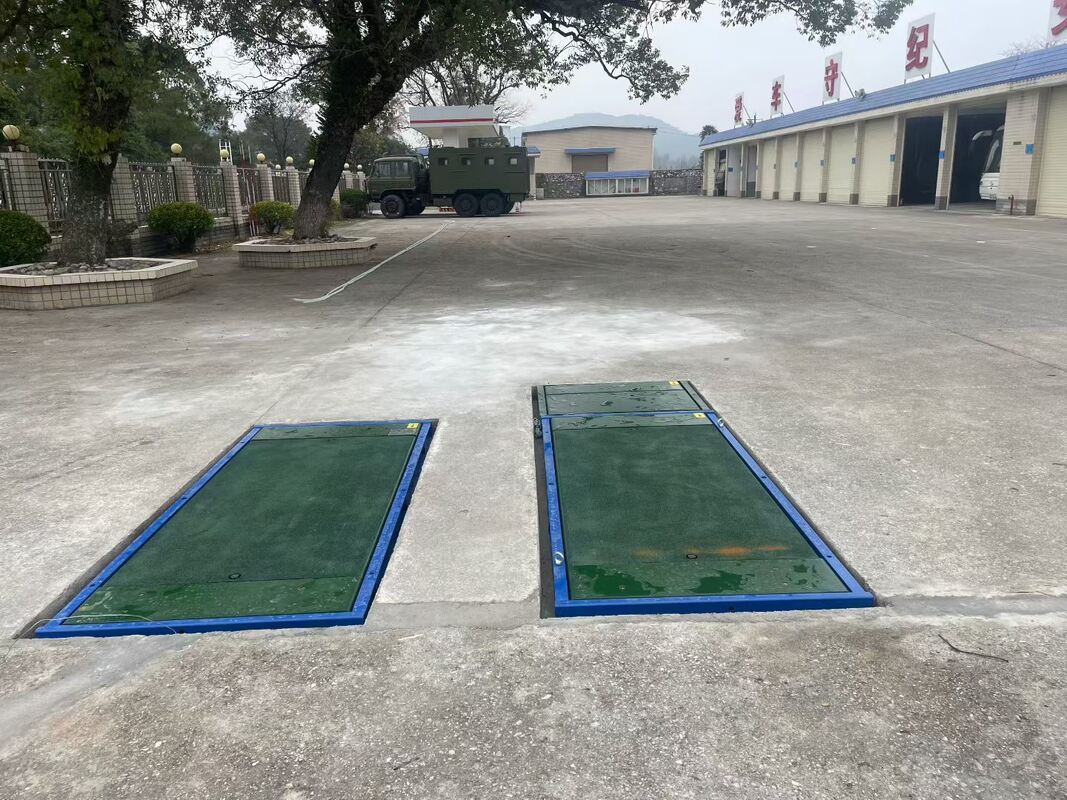 Cartesykj Máy kiểm tra phanh phẳng sang trọng 3T 10T 15T Thiết bị kiểm tra xe Làn kiểm tra xe 2CTHPB-13 với hệ thống treo trượt bên, máy kiểm tra tải trọng trục