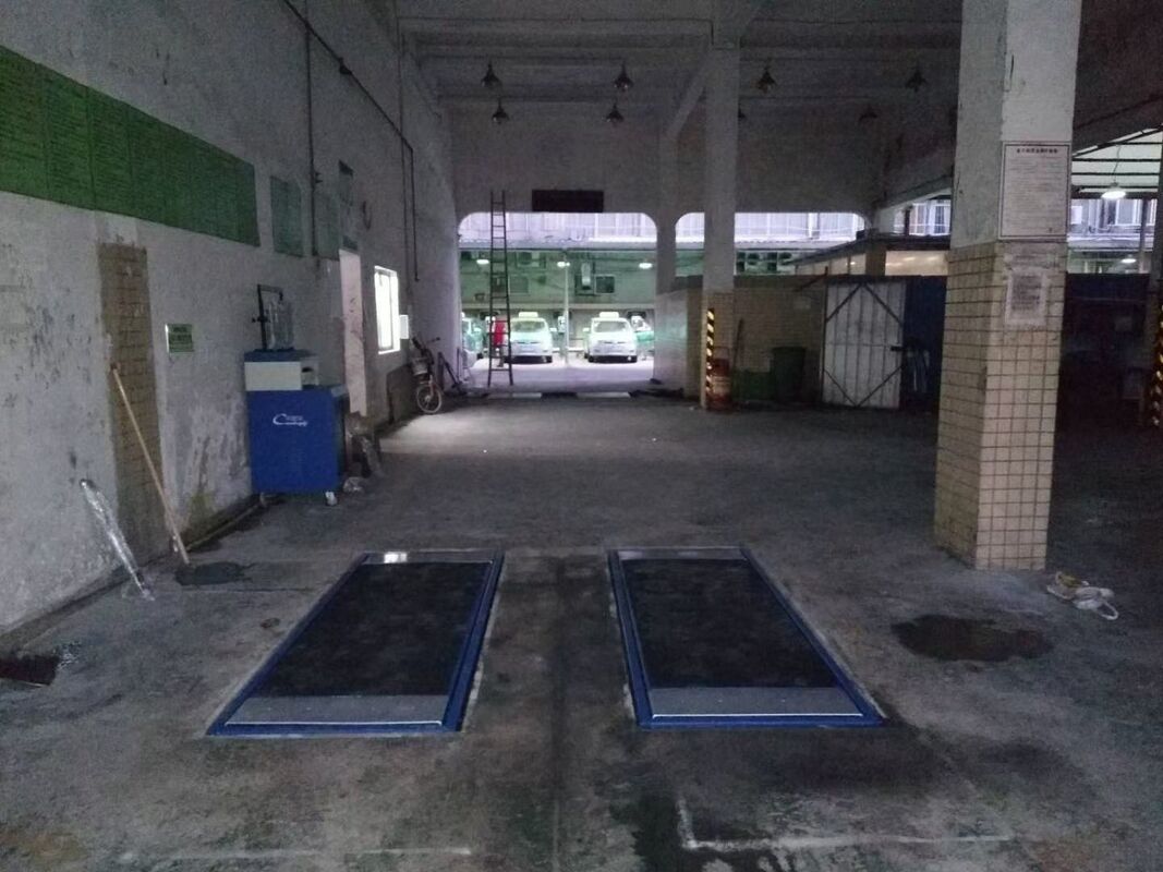 Cartesykj Máy kiểm tra phanh phẳng sang trọng 3T 10T 15T Thiết bị kiểm tra xe Làn kiểm tra xe 2CTHPB-13 với hệ thống treo trượt bên, máy kiểm tra tải trọng trục