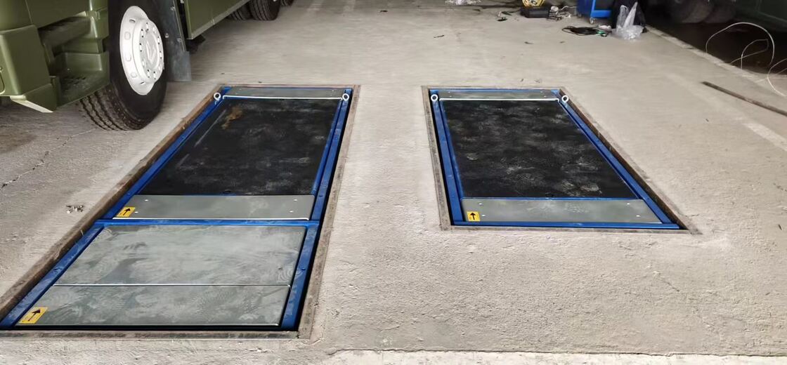 Cartesykj Máy kiểm tra phanh phẳng sang trọng 3T 10T 15T Thiết bị kiểm tra xe Làn kiểm tra xe 2CTHPB-13 với hệ thống treo trượt bên, máy kiểm tra tải trọng trục