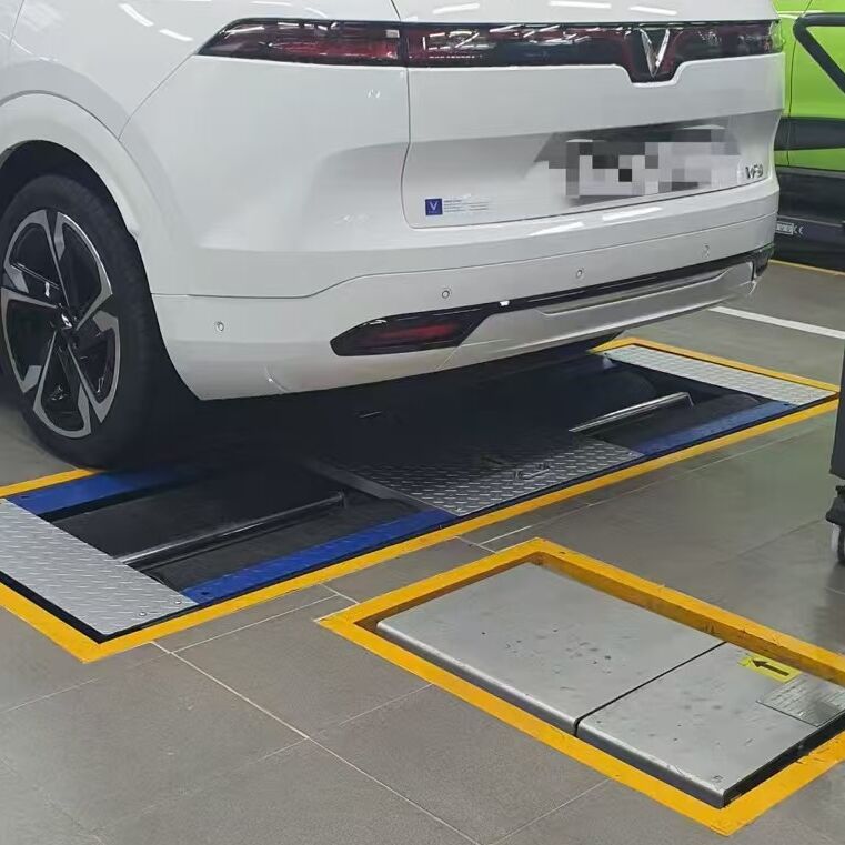 Thương hiệu Cartesy CTGT-3-3C Dây chuyền kiểm tra xe lăn Trinity Máy kiểm tra phanh con lăn với tải trọng trục Máy kiểm tra độ trượt bên tấm đơn cho xe hạng nhẹ