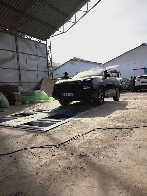 Máy kiểm tra phanh con lăn 5 trong 1 thương hiệu Cartesy Kenya với tải trọng trục 4000kg, bộ đo tốc độ trượt ngang, máy kiểm tra hệ thống treo