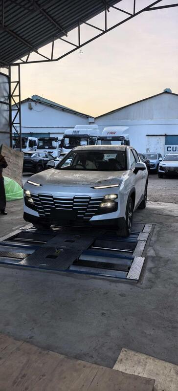 Máy kiểm tra phanh con lăn 5 trong 1 thương hiệu Cartesy Kenya với tải trọng trục 4000kg, bộ đo tốc độ trượt ngang, máy kiểm tra hệ thống treo