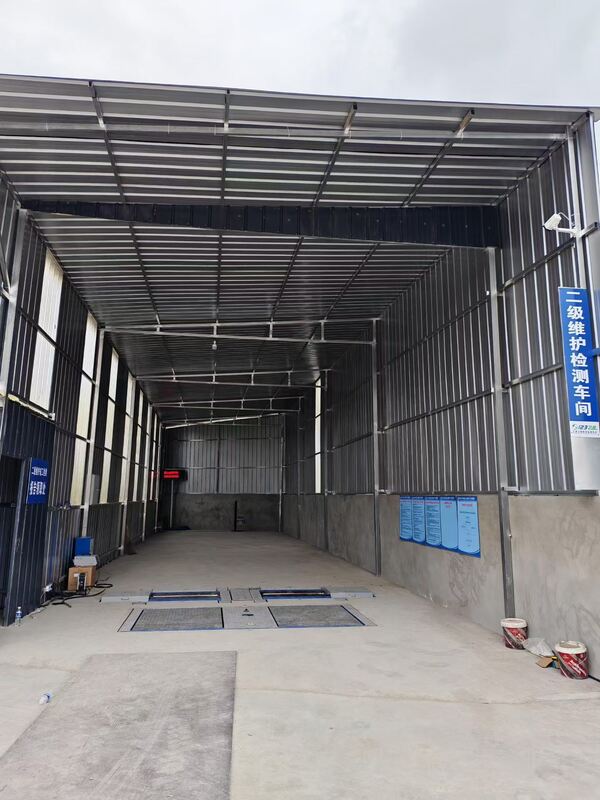 Cartesy xe tải đường thử nghiệm cho xưởng sửa chữa ô tô Trình thử lực phanh cuộn với trục tải hai tấm bên trượt thử nghiệm 10T công suất