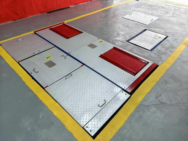 CTGT-3-4 Đường thử xe 4-in-1 Đường thử phanh cuộn với tải trọng trục Đường thử trượt bên đĩa đơn Đường thử thử ngưng hoạt động Thử nghiệm hấp thụ va chạm và kiểm tra damping