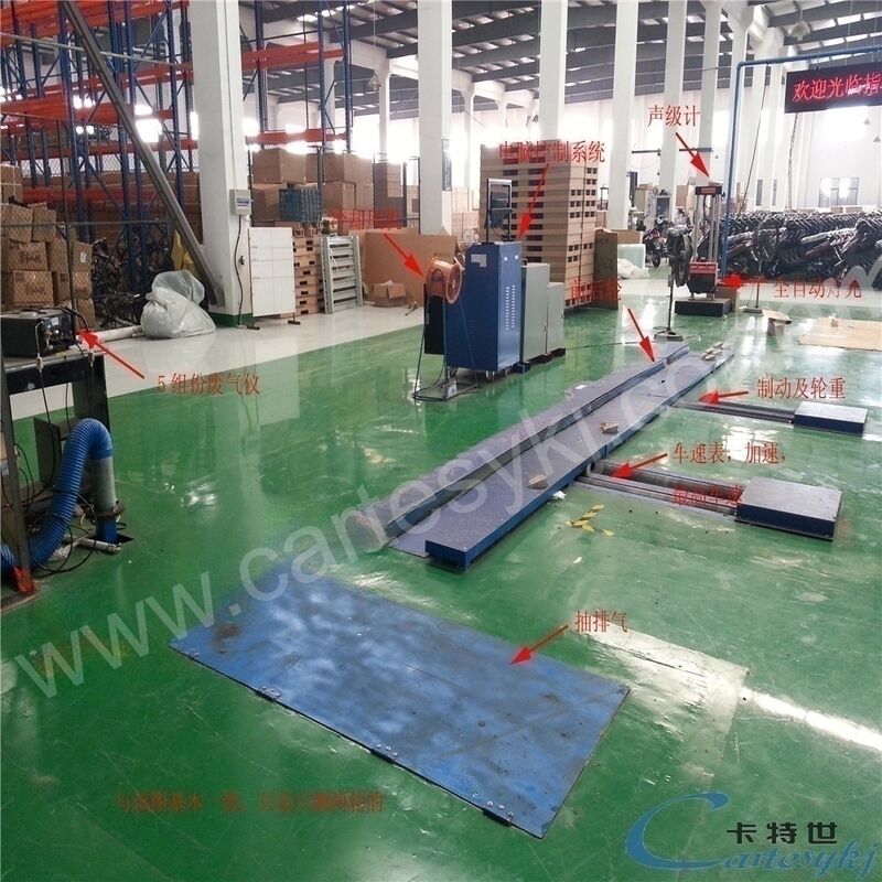 Dây chuyền kiểm tra xe máy động cơ 10kW để kiểm tra chính xác tốc độ phanh và tải