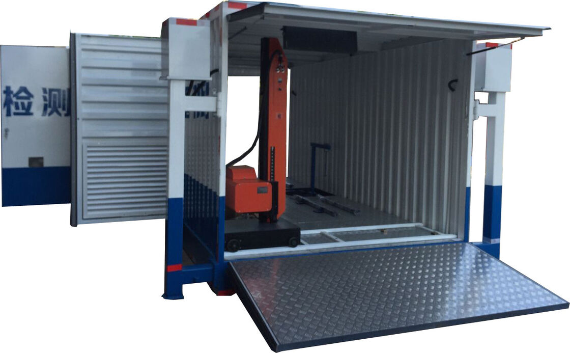 Cartesykj Cơ sở dây chuyền thử nghiệm xe máy di động Dây chuyền thử nghiệm an toàn Tải trọng 700kg Trạm thử nghiệm di động CTMYJ-750B